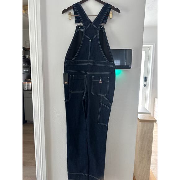 Dickies overalls Sz XS/TP NWT dark denim great quality fabric - Picture 6 of 6